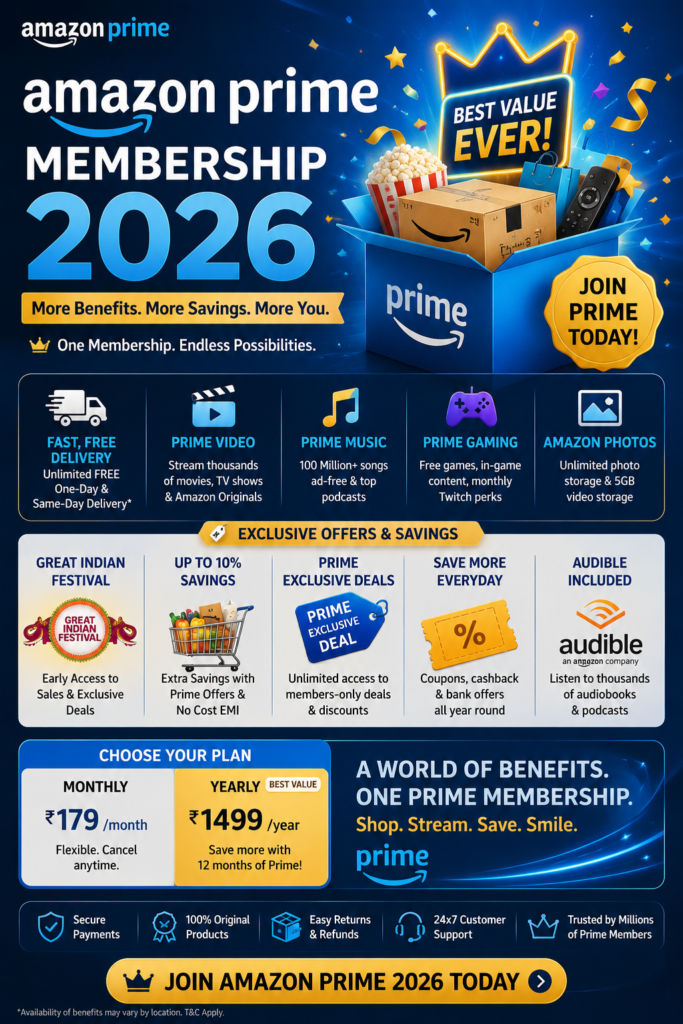 amazon prime benefits